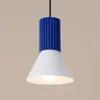 Lampa wisząca ESTRIA 1 biała/ultramaryna